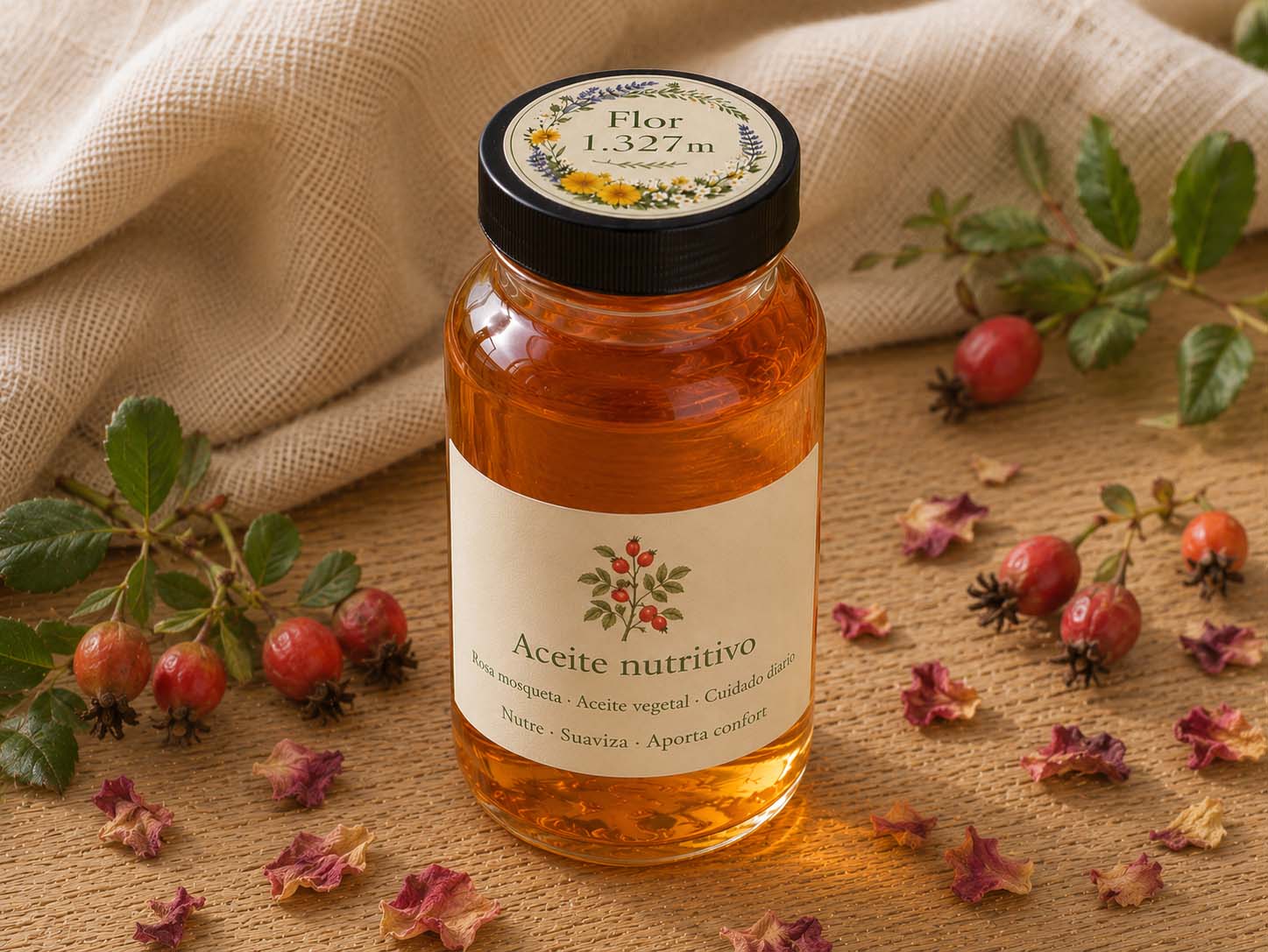 Aceite nutritivo de rosa mosqueta